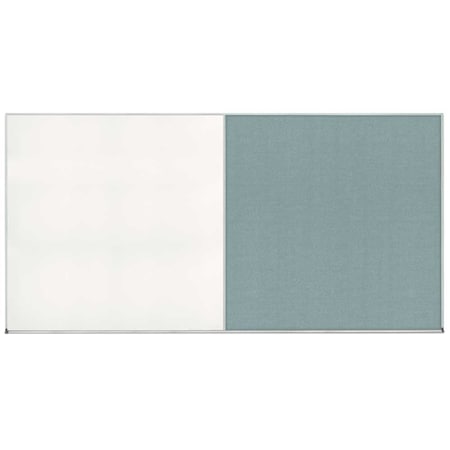 United Visual Products Enclosed Corkboard, 1 Door, 24"x36", 4" Fra UV3415-BLACK-PEARL